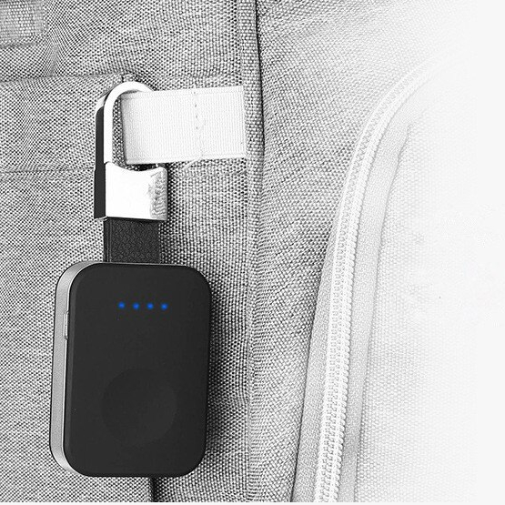 QI Wireless Charger For Apple Watch band 4 42mm/38mm iWatch 3 4 Portable smart watch External battery Pack KeyChain power bank